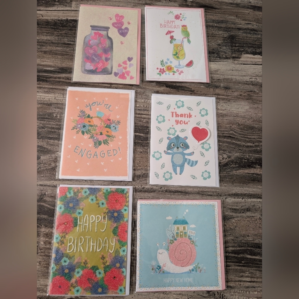 Colorful Greeting Card Set